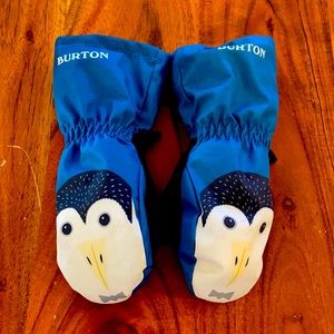 Burton Penguin Mittens EUC